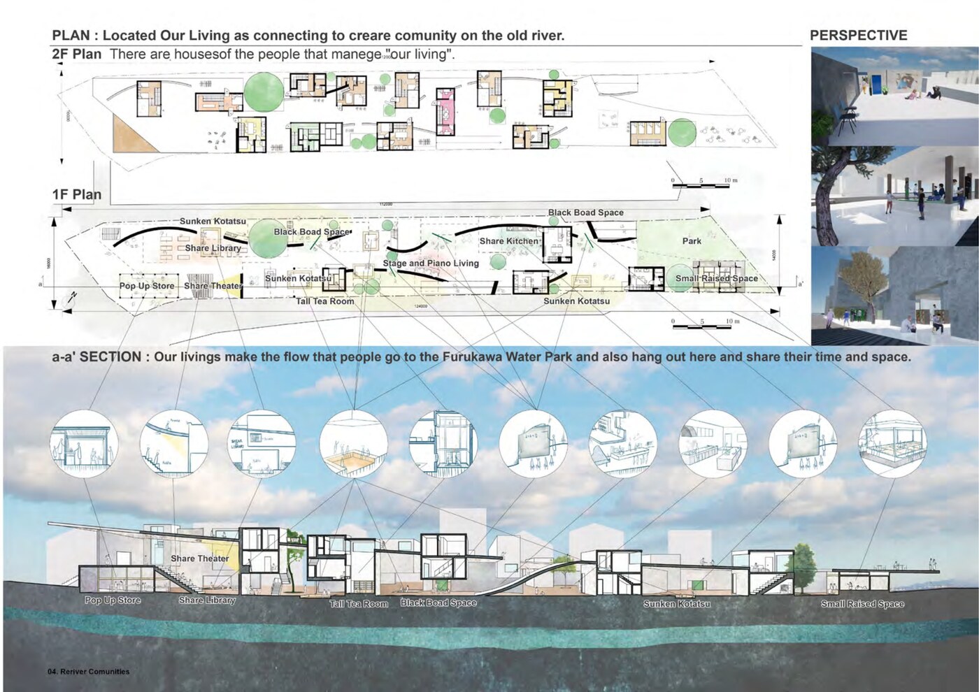 Floor plans and perspectives