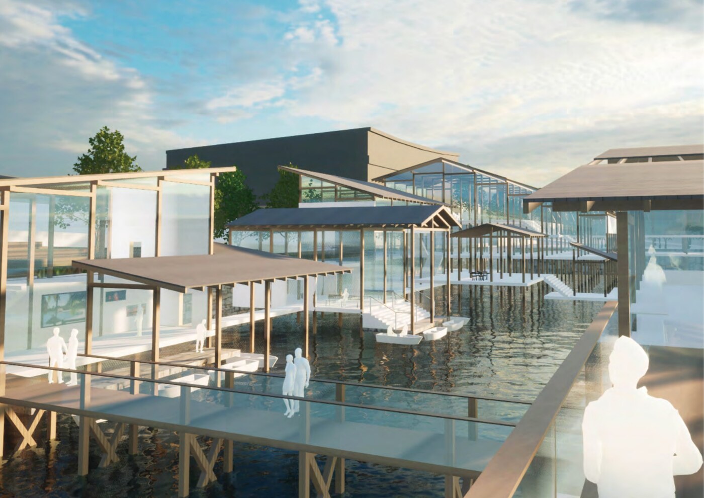 Rendering — night view